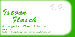 istvan flasch business card